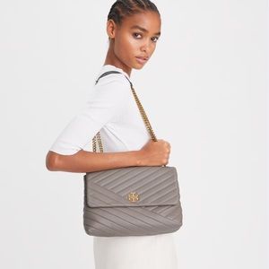 AUTHENTIC TORY BURCH | KIRA CHEVRON CONVERTIBLE SHOULDER BAG